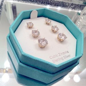 Beautiful sterling silver studs